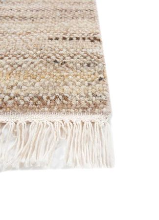 Tapete de lã - 120 x 73 cm - creme