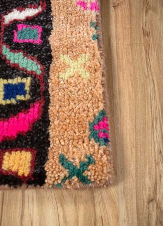 Tapete de lã - 90 x 60 cm - ouro