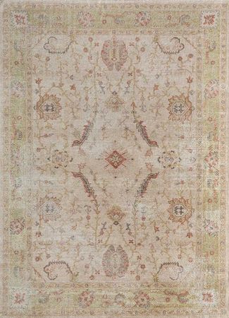 Wollen tapijt - 90 x 60 cm - beige