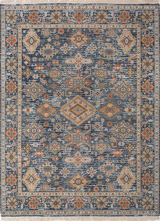 Tapis en laine - 300 x 240 cm - bleu