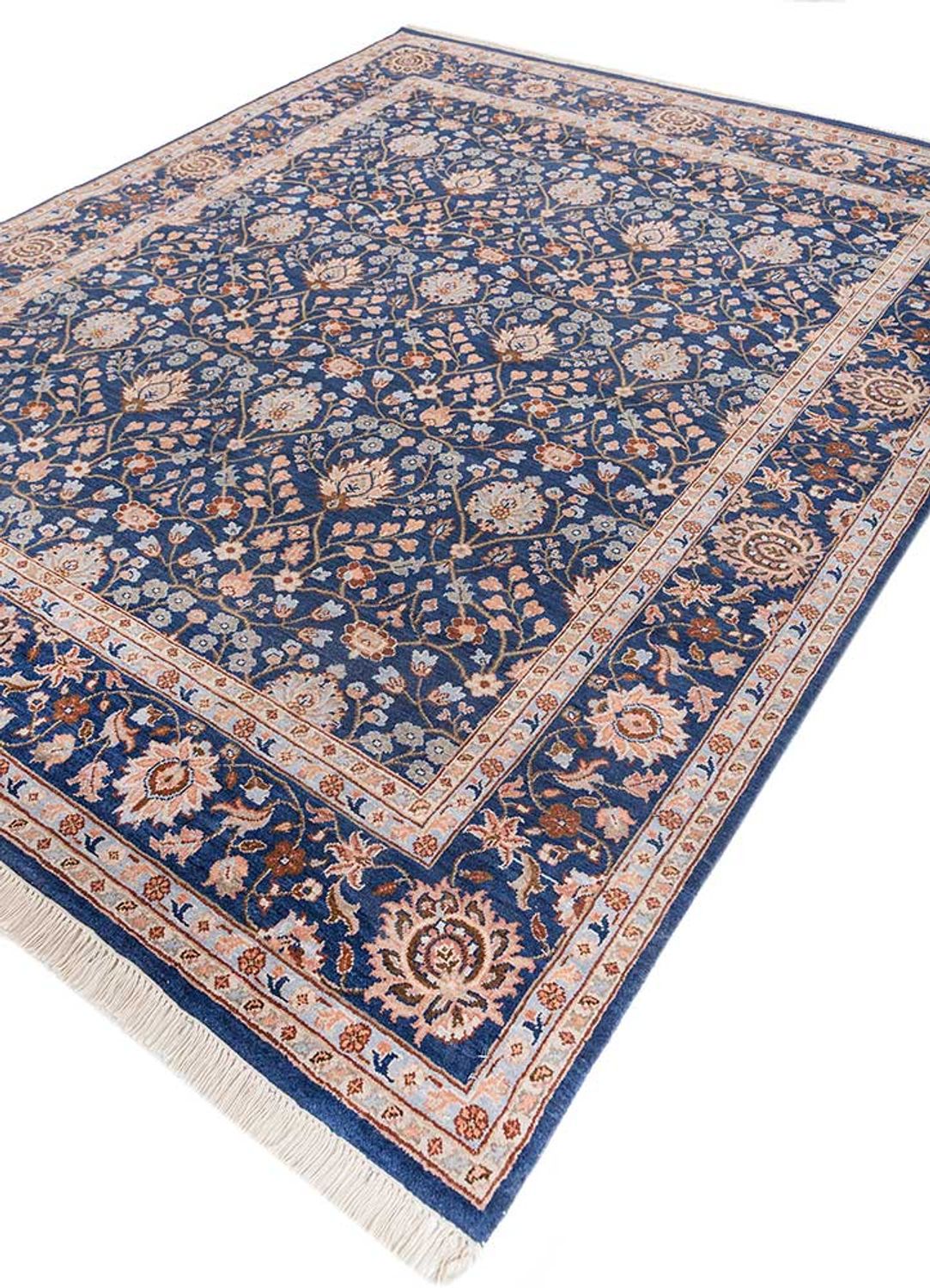 Wollen tapijt - 300 x 240 cm - blauw