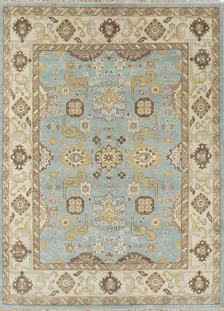 Tapis en laine - 300 x 240 cm - bleu