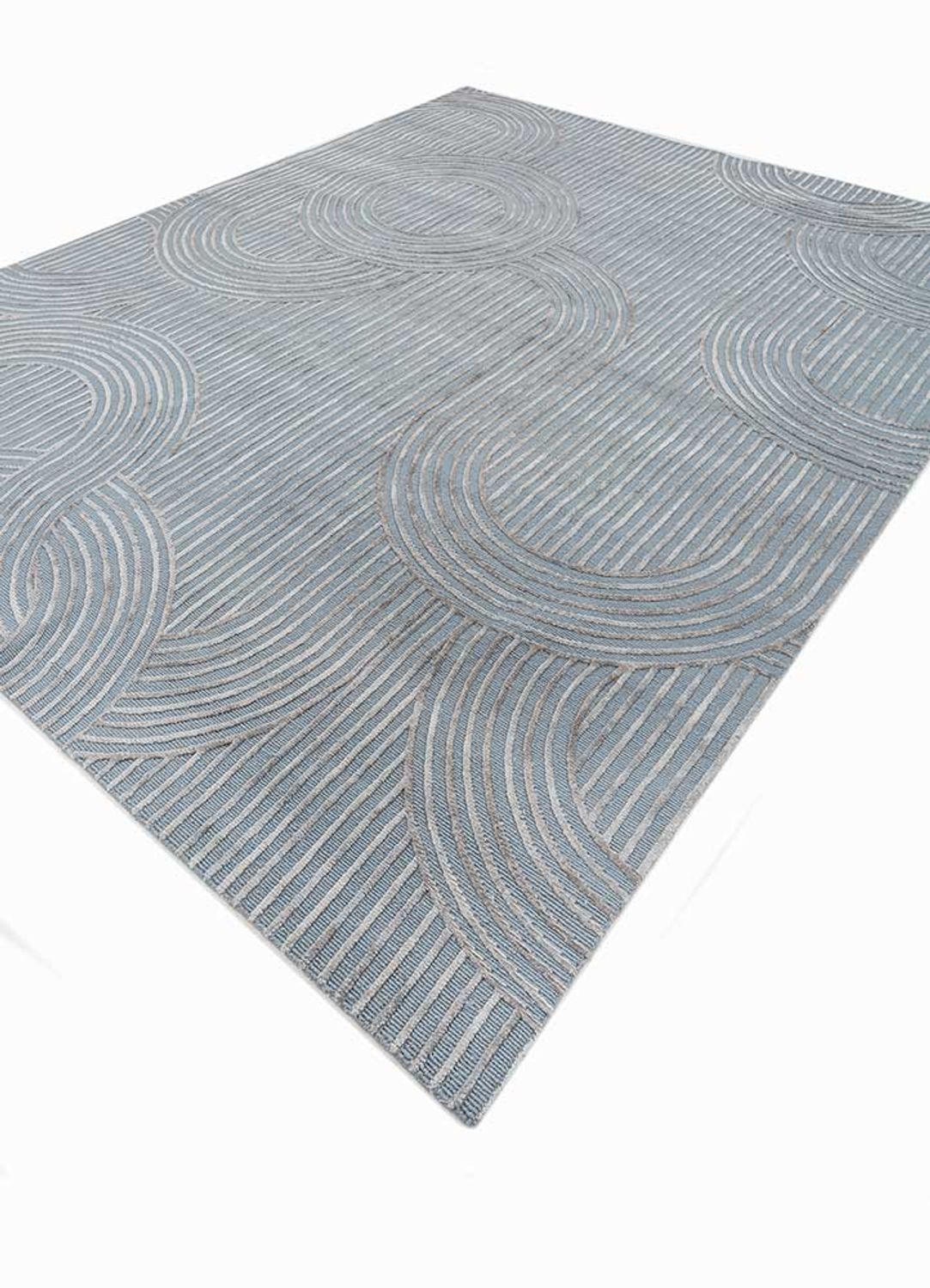 Tapis en laine - 300 x 240 cm - gris