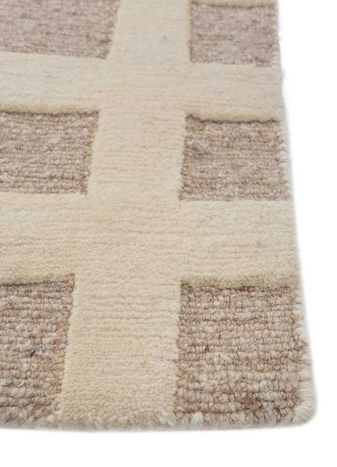 Tapis en laine - 300 x 240 cm - beige