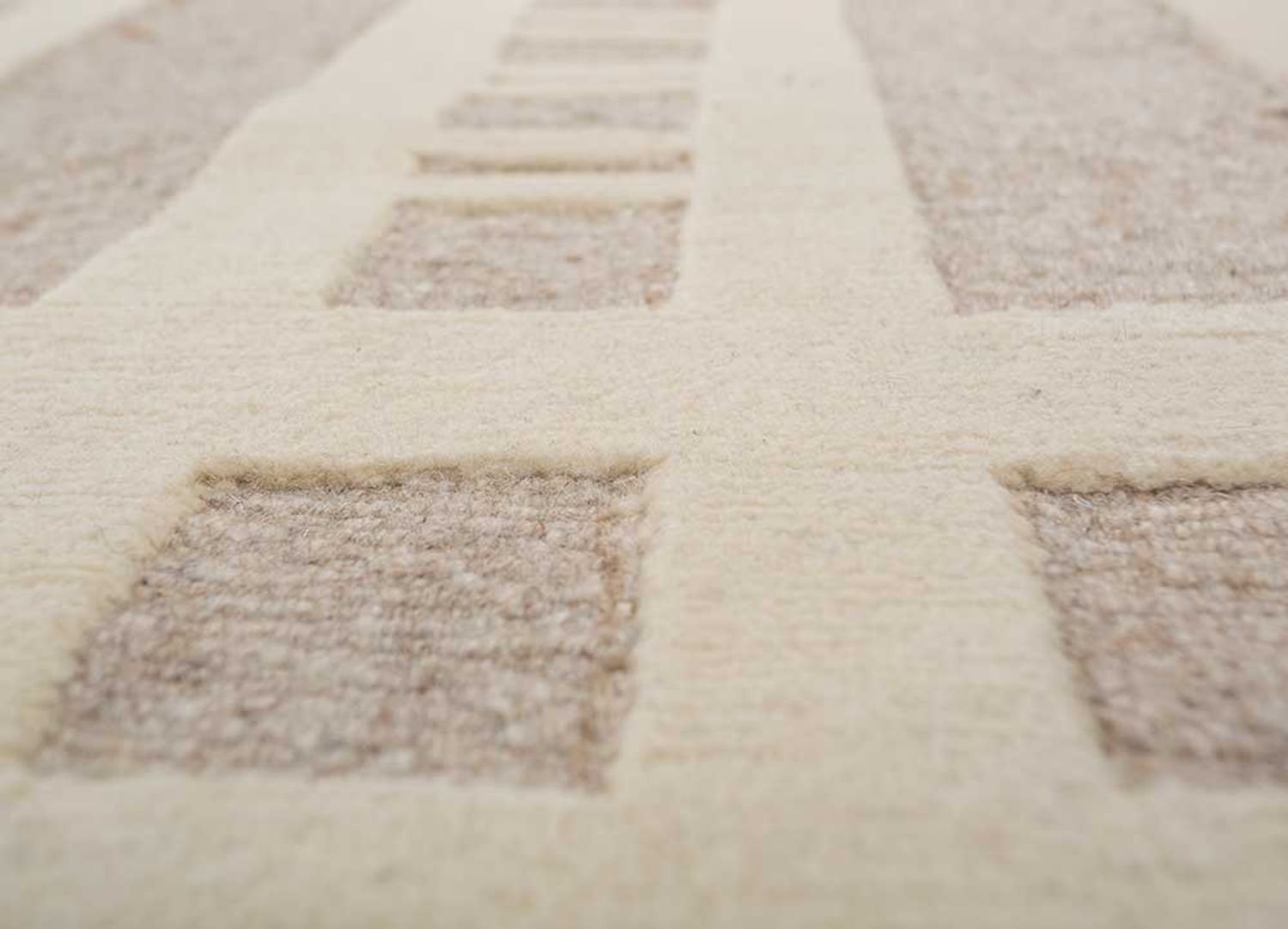 Tapis en laine - 300 x 240 cm - beige