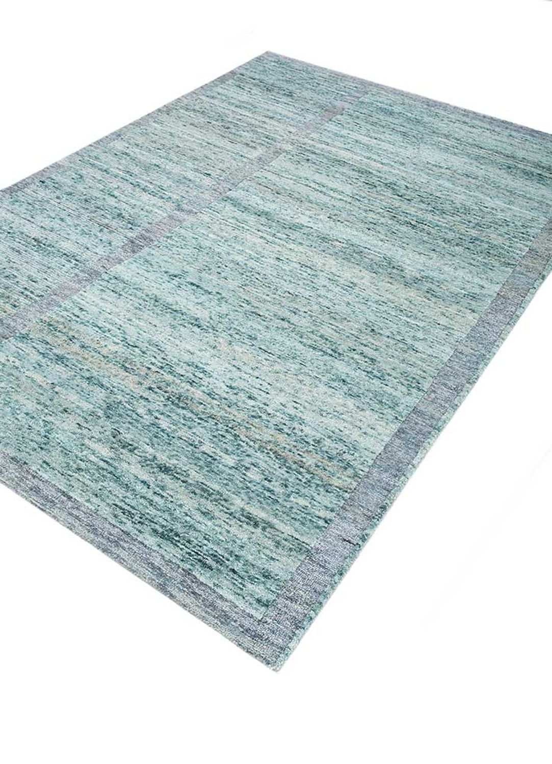 Alfombra de lana - 240 x 170 cm - azul