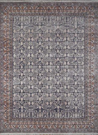 Alfombra de lana - 300 x 240 cm - azul