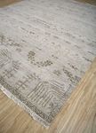 Tapis en laine - 300 x 240 cm - argent