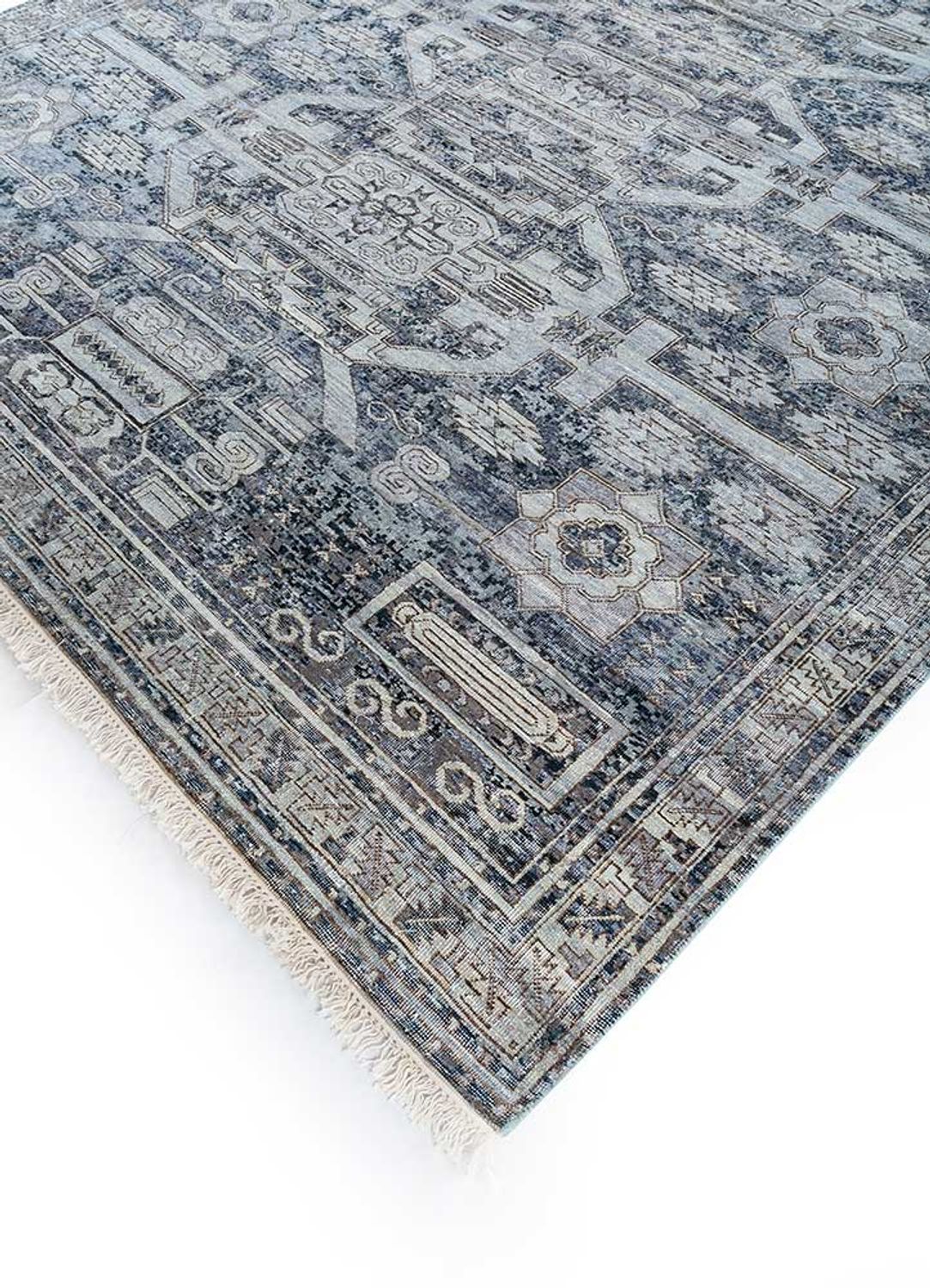 Alfombra de lana - 300 x 240 cm - gris