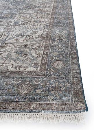 Dywan wełniany - 360 x 270 cm - złoto