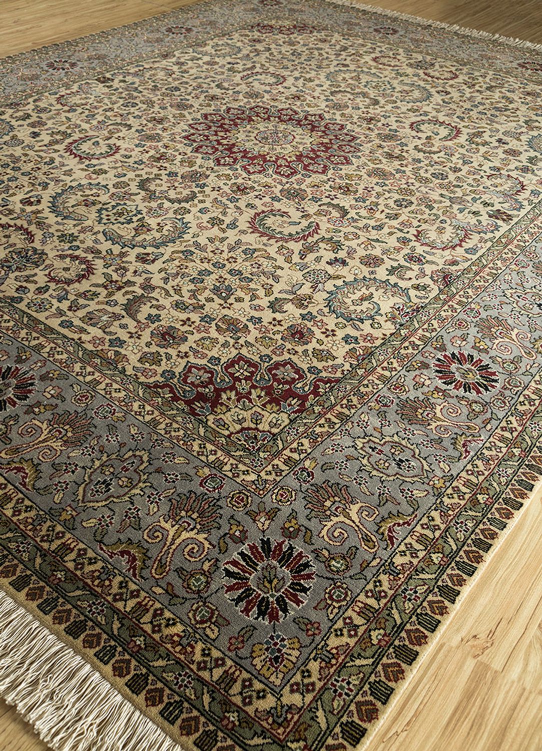 Tapis en laine - 300 x 240 cm - crème