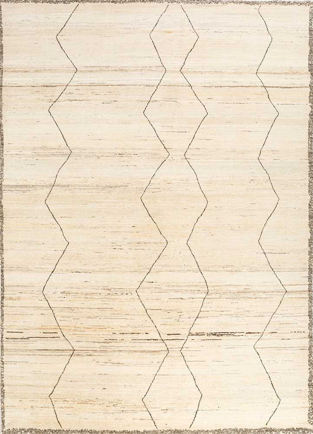 Tapis en laine - 270 x 180 cm - crème