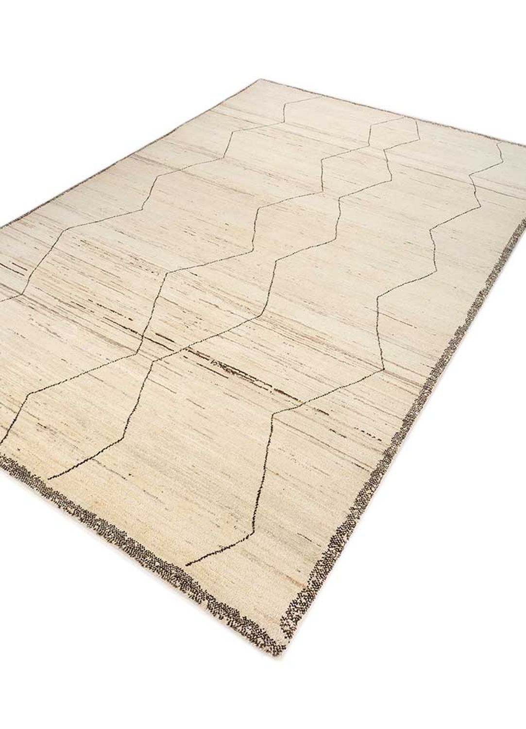 Tapis en laine - 270 x 180 cm - crème