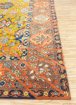 Tapete de lã - 300 x 240 cm - ouro