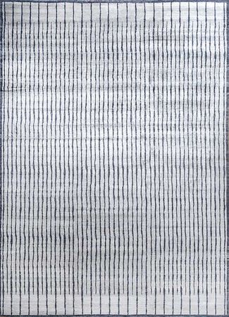 Viscose tapijt - 435 x 255 cm - lichtgrijs