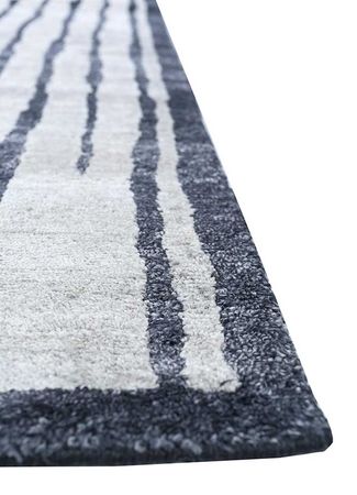 Viscose tapijt - 435 x 255 cm - lichtgrijs