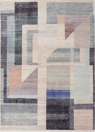 Alfombra de lana - 300 x 240 cm - gris