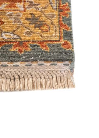 Vlněný koberec - 300 x 240 cm - zelená