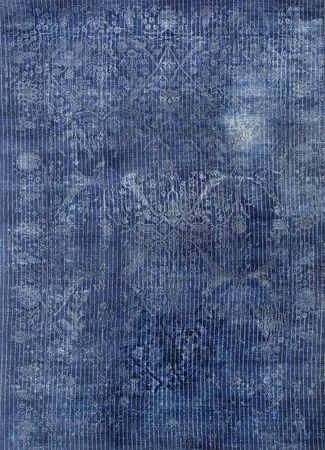 Wollen tapijt - 300 x 200 cm - blauw