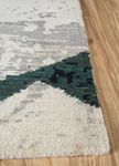 Alfombra de lana - 90 x 60 cm - verde