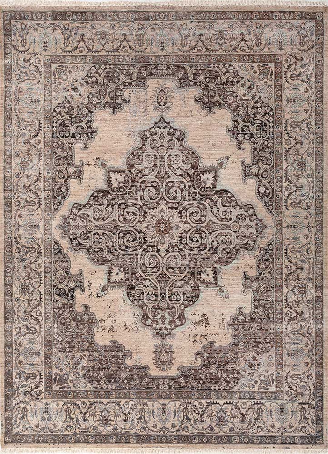 Tapis en laine - 300 x 240 cm - beige