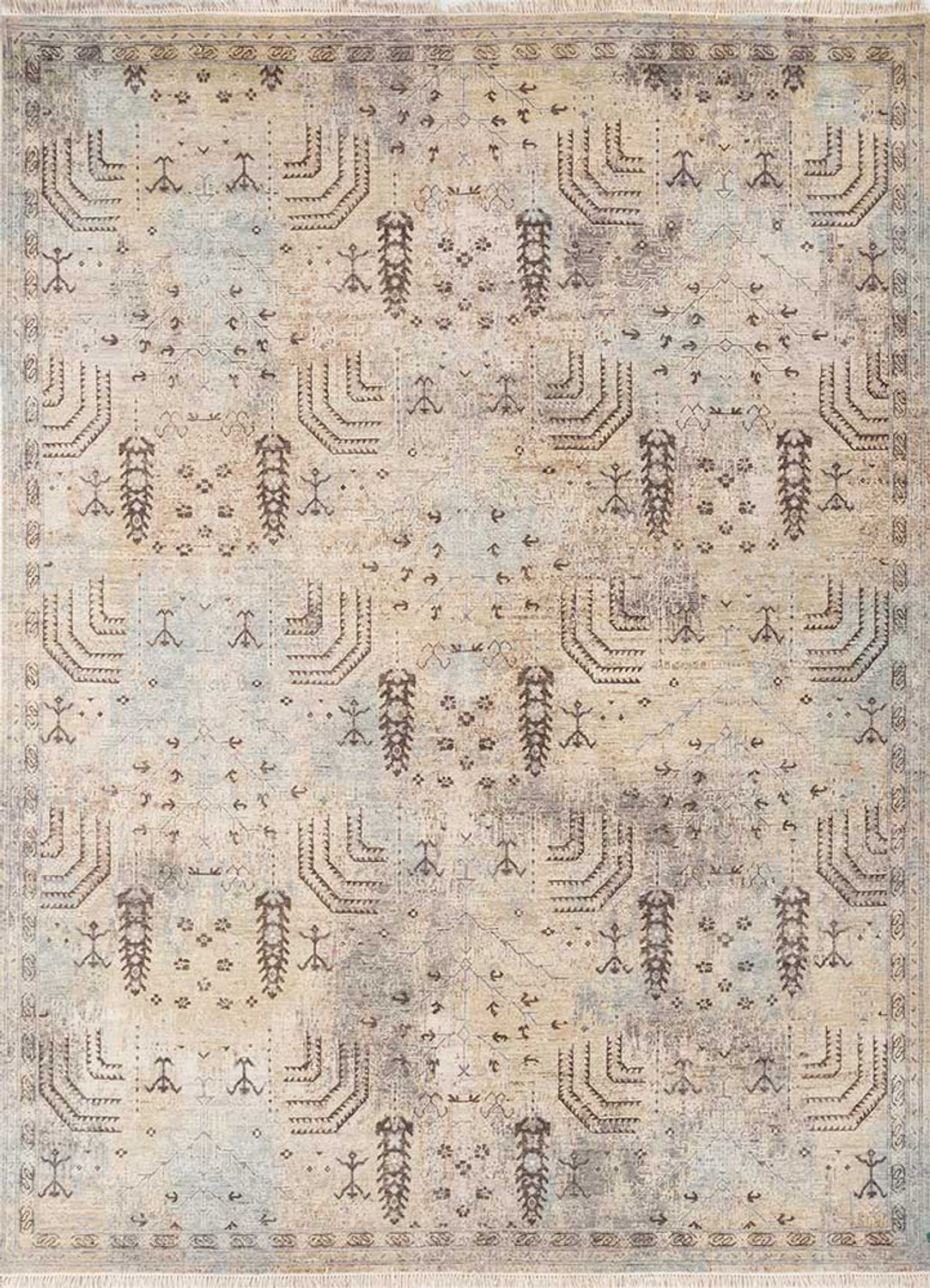 Tapis en laine - 300 x 240 cm - crème