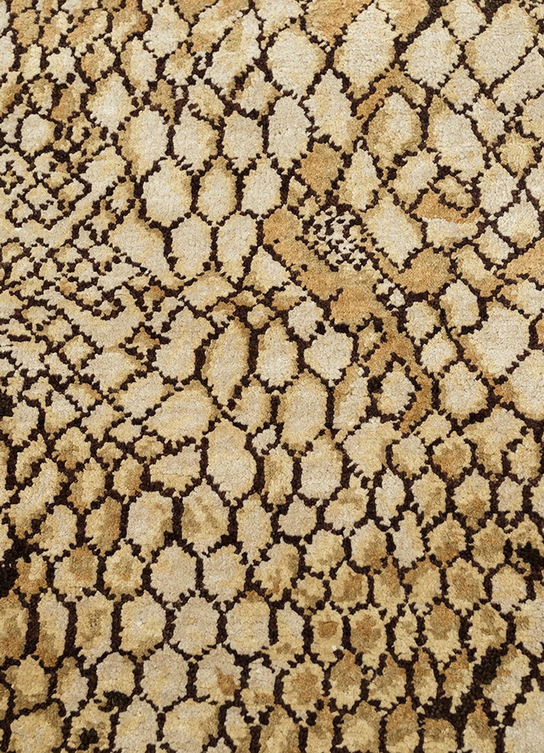 Alfombra de diseño - 90 x 60 cm - beige oscuro