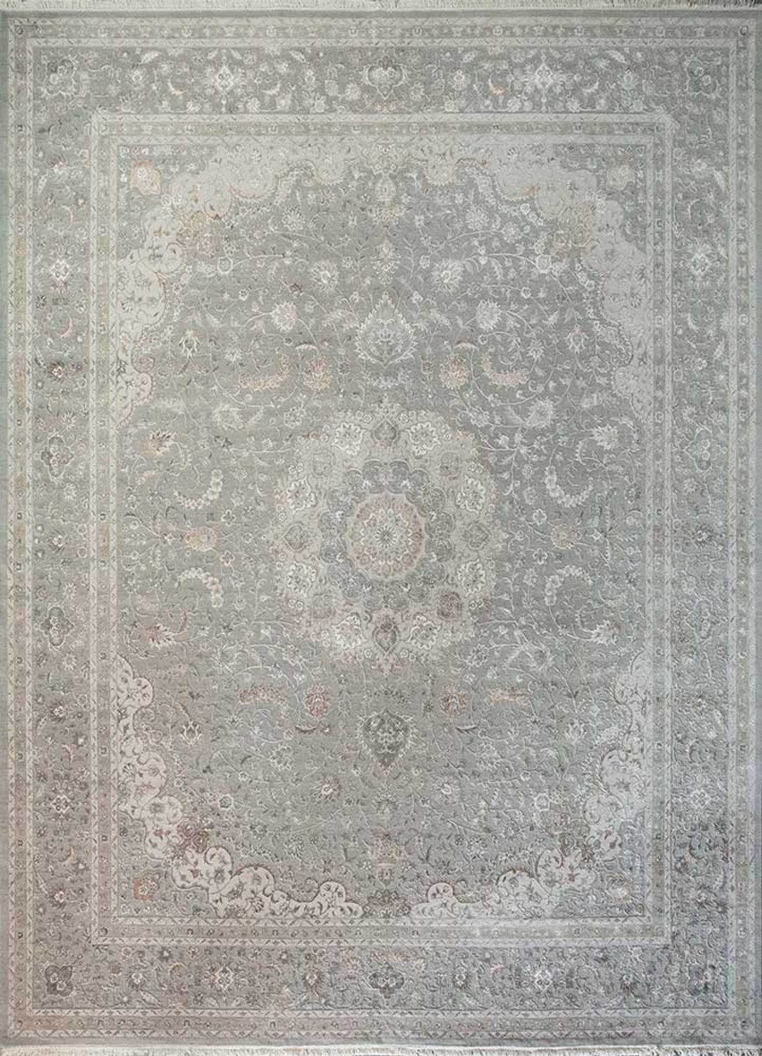 Alfombra oriental - 300 x 240 cm - gris