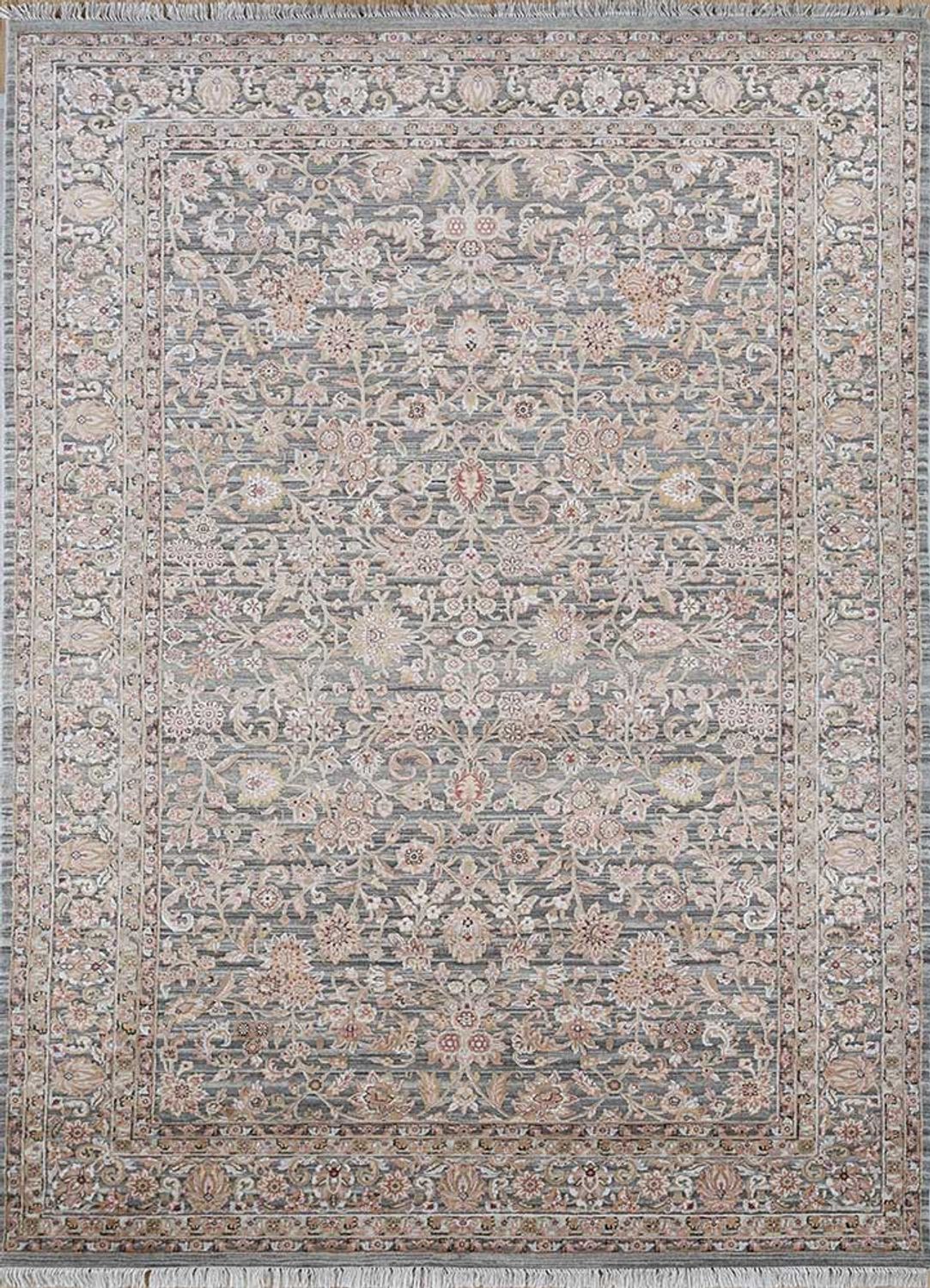 Tapete Oriental - 300 x 180 cm - cinzento claro