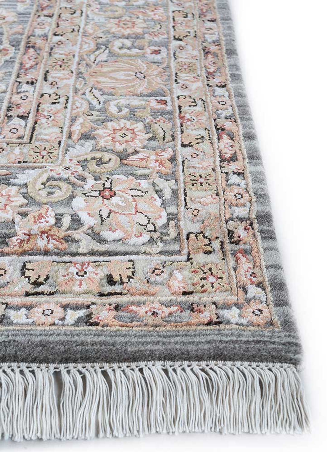 Alfombra oriental - 300 x 180 cm - gris claro