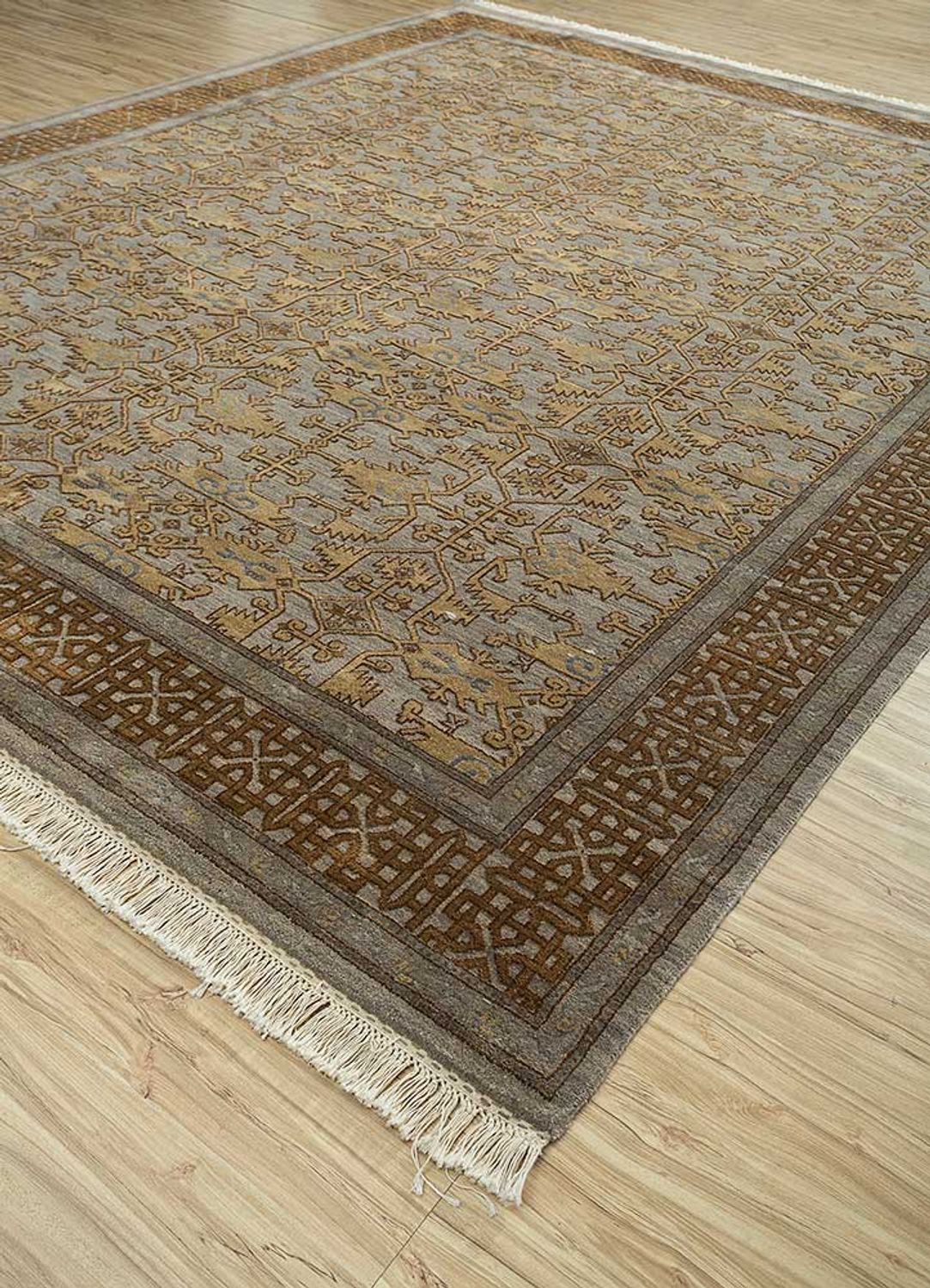 Alfombra de lana - 300 x 240 cm - beige oscuro