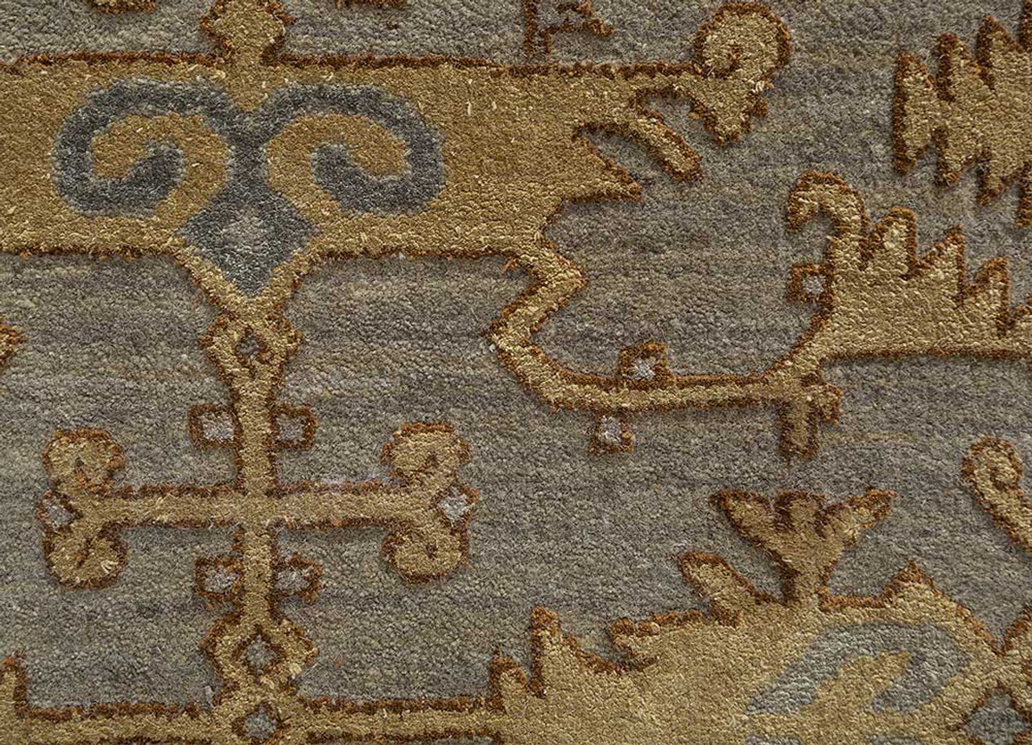 Alfombra de lana - 300 x 240 cm - beige oscuro