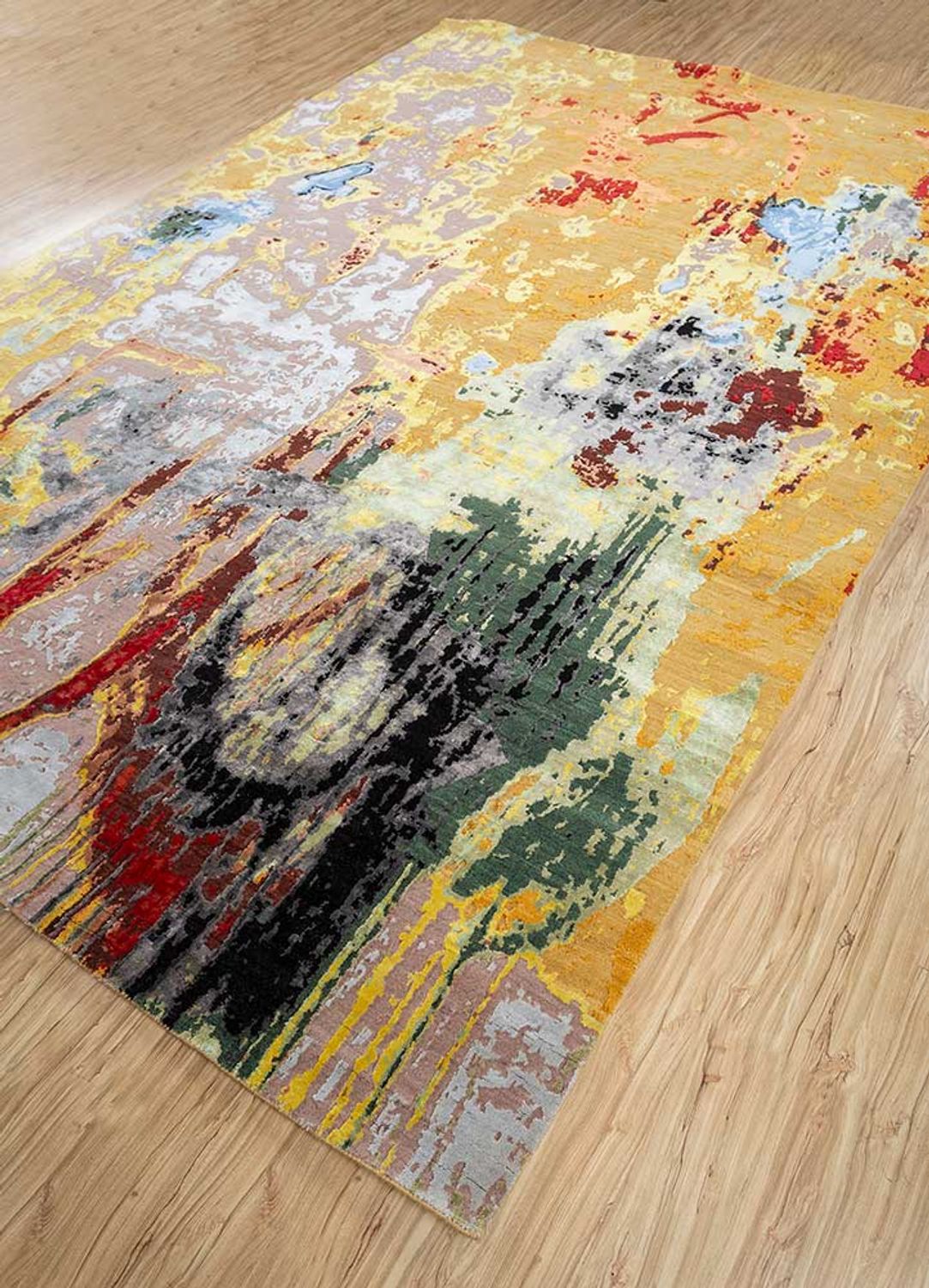 Wool Rug - 300 x 200 cm - gold