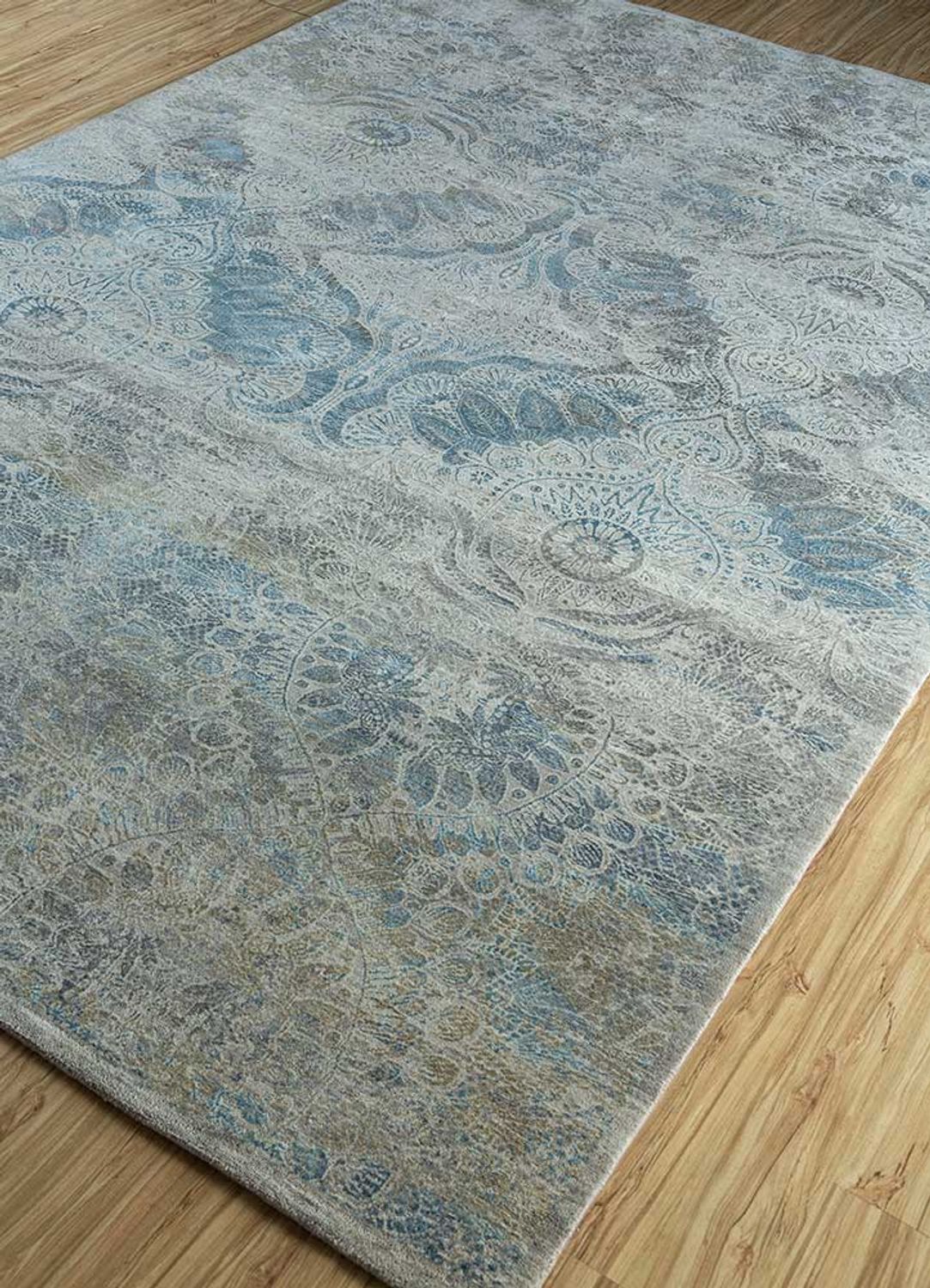 Tapis en laine - 300 x 200 cm - turquoise