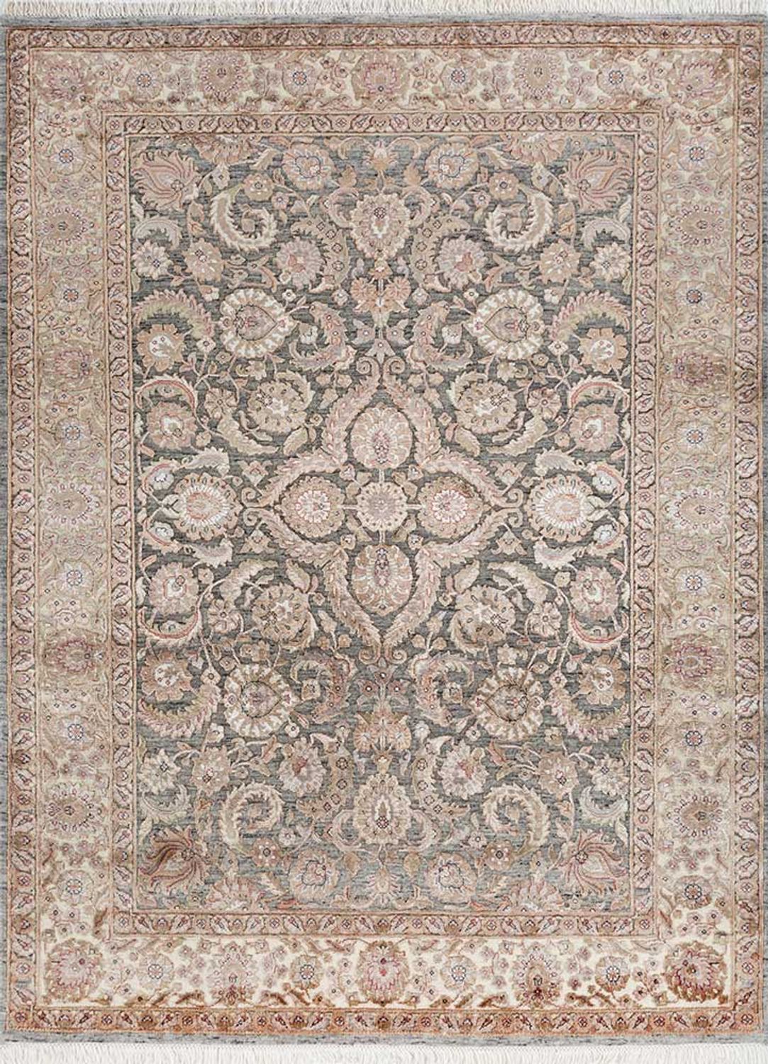 Wollen tapijt - 210 x 150 cm - licht beige