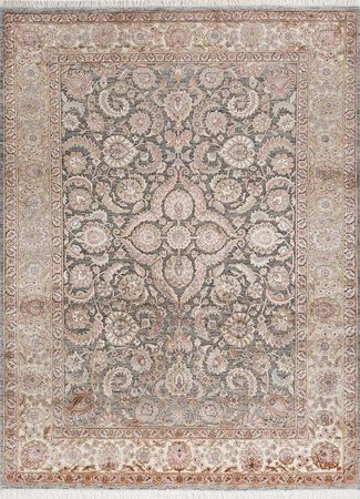 Wollen tapijt - 210 x 150 cm - licht beige