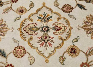 Tapete de lã - 270 x 180 cm - creme