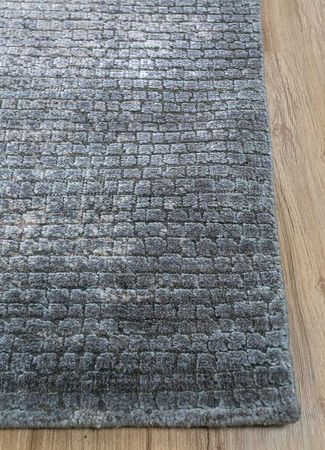 Designer Rug - 300 x 240 cm - silver