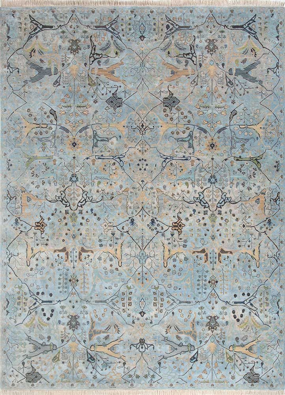 Designer Rug - 300 x 240 cm - sky blue