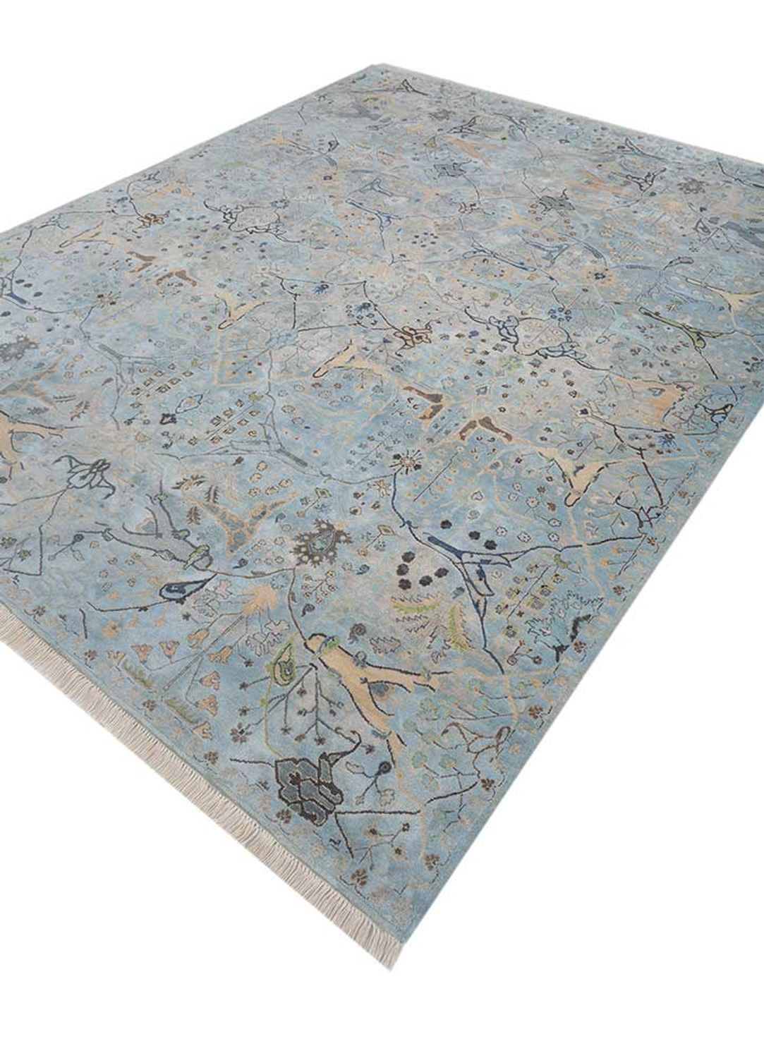 Designer Rug - 300 x 240 cm - sky blue