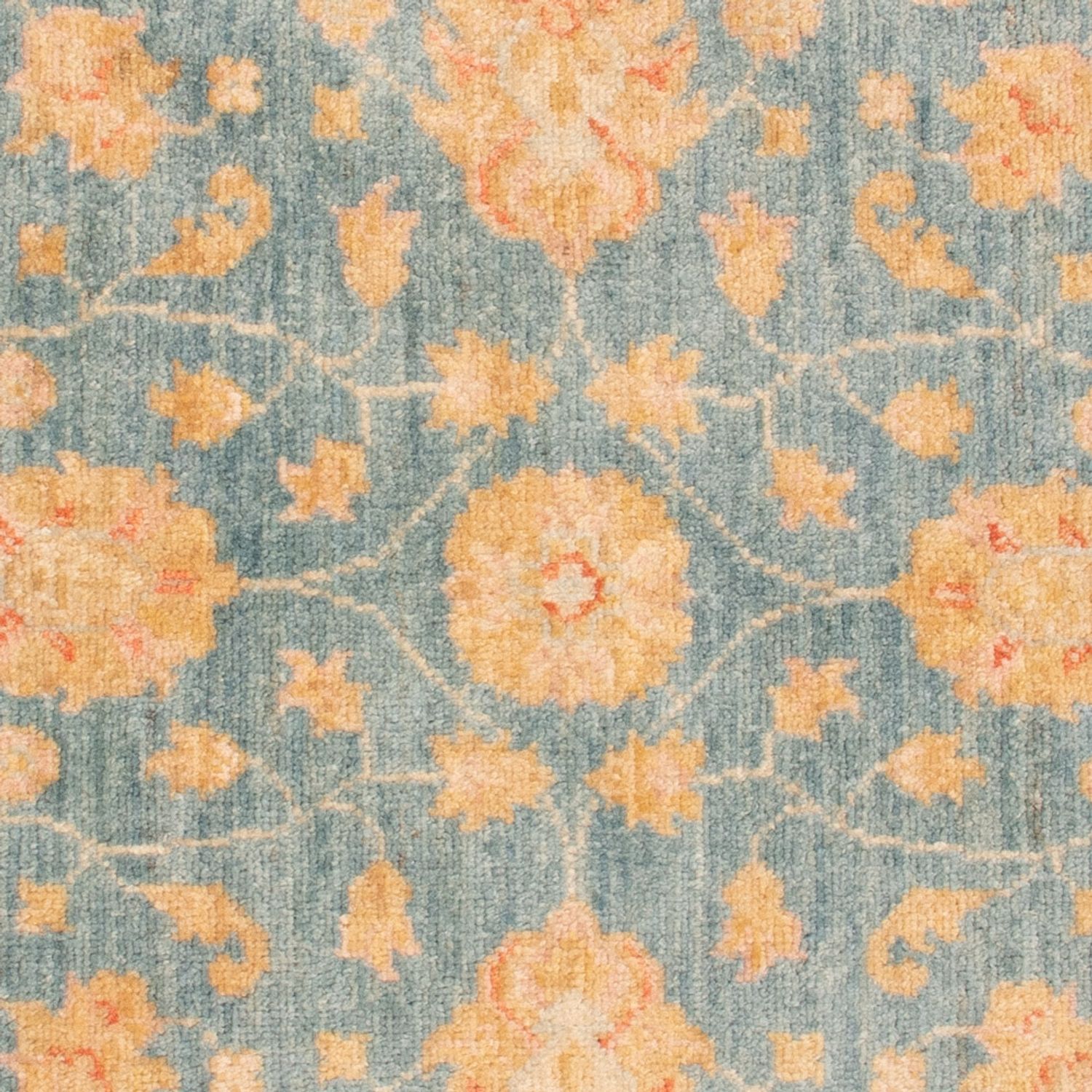 Ziegler Carpet runt  - 97 x 99 cm - ljusblå