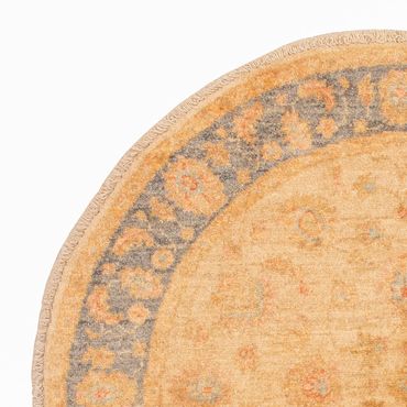 Ziegler Teppe rundt  - 96 x 100 cm - beige