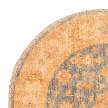 Ziegler Teppe rundt  - 97 x 101 cm - lys beige