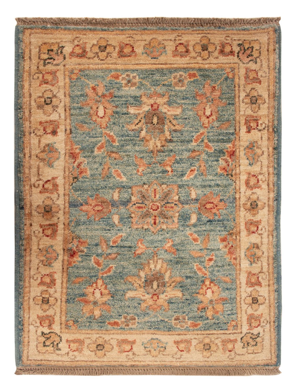 Ziegler Carpet - 71 x 54 cm - turkos