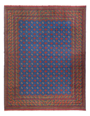 Afghan Teppich - Filpa - 392 x 300 cm - blau