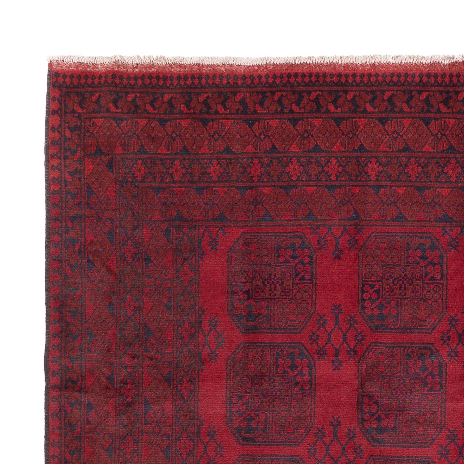 Afghan Teppich - Filpa - 343 x 252 cm - rot