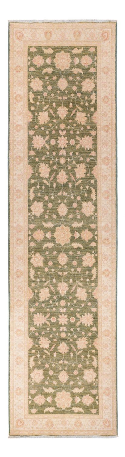 Runner Ziegler Carpet - 365 x 102 cm - olivgrön