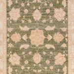 Runner Ziegler Carpet - 365 x 102 cm - olivgrön