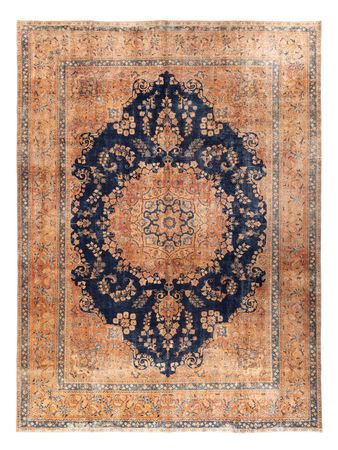 Vintage tapijt - 387 x 286 cm - donkerblauw