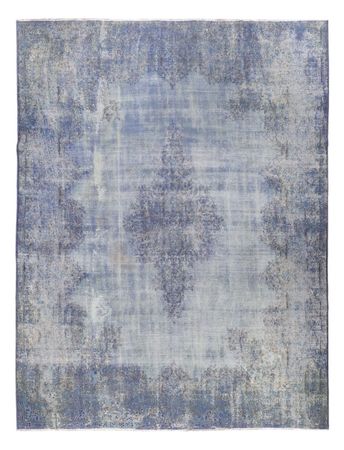 Vintage tapijt - 355 x 266 cm - donkerblauw